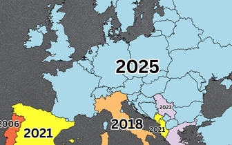 Вопрос на засыпку: что изображено на этой карте Европы?