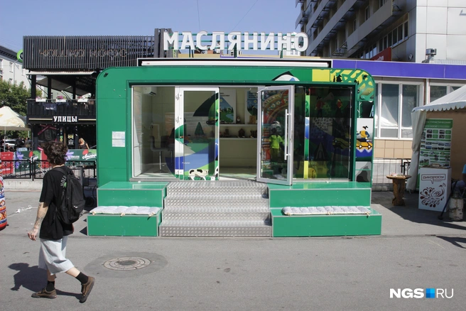 Павильон Маслянинского района  | Источник: Стас Соколов / NGS.RU