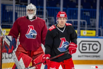 Денис Алексеев играет под номером 91 | Источник: Кирилл Поверинов / 76.RU