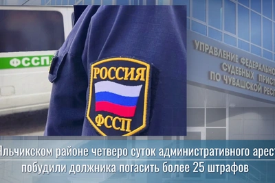 Четыре дня ареста заставили оплатить 25 штрафов