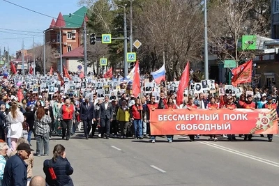 «Бессмертный полк» объединил 62 тысячи амурчан