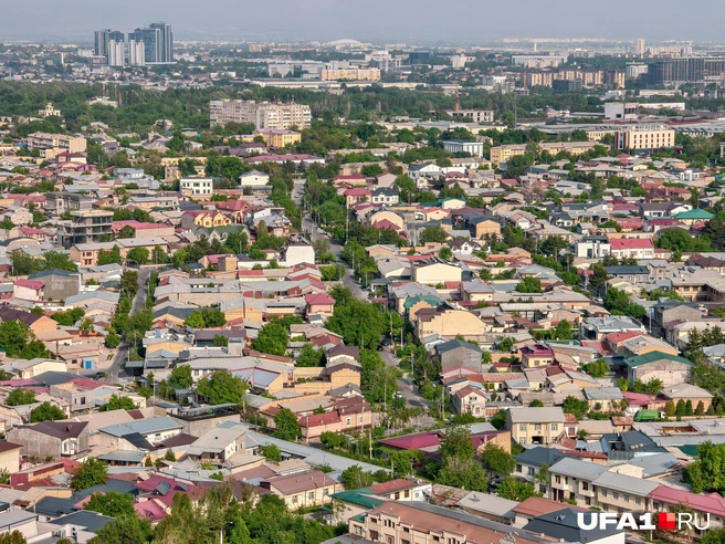 А вот и городской частный сектор | Источник: Булат Салихов / UFA1.RU