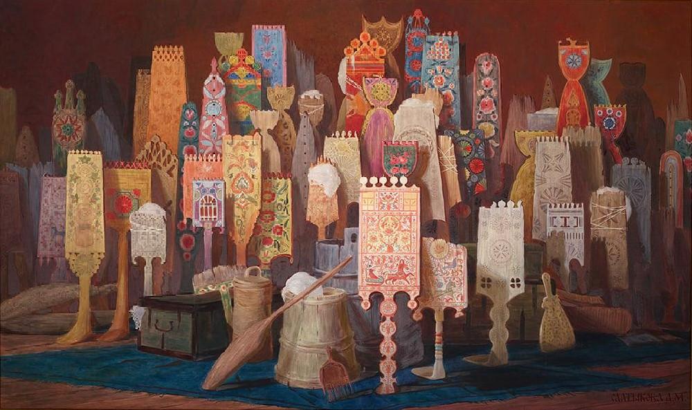 «Наследие», Салтыкова Алина. (предоставлено Академией акварели и изящных искусств С. Андрияки) | Источник: Пресс-служба выставки