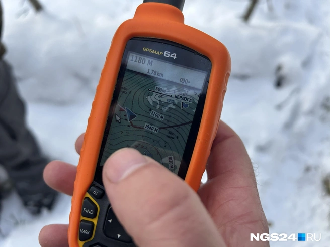 Трек во время поисков  | Источник: Алексей Тайганавт / NGS24.RU