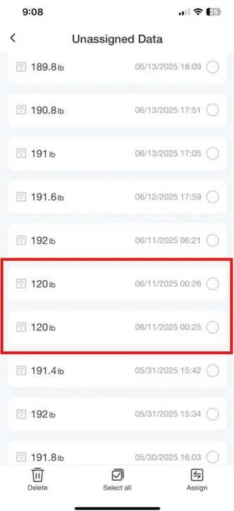 История взвешиваний на умных весах в приложении | Источник: nypost.com