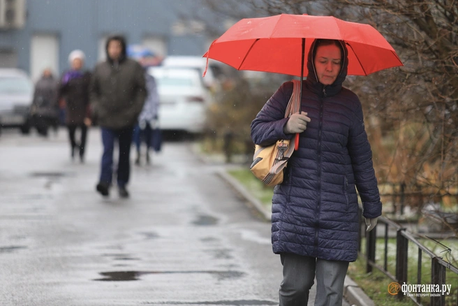 На дорогах и тротуарах вероятны гололед и изморозевые отложения | Источник: Сергей Михайличенко / FONTANKA.RU
