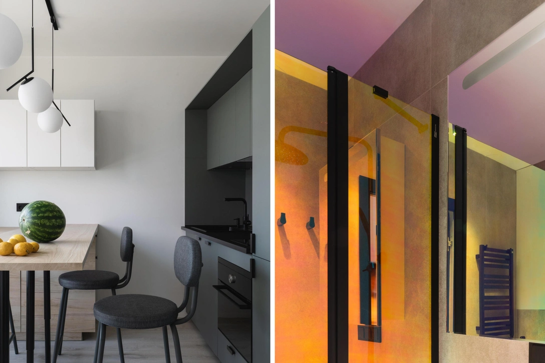 Кубы и дихроичная пленка: квартира около Мещерского леса | Источник: Варвара Топленникова