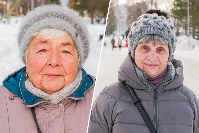 На улице светит весеннее солнце, так что пенсионерки вышли погулять | Источник: Тимофей Калмаков / 59.RU
