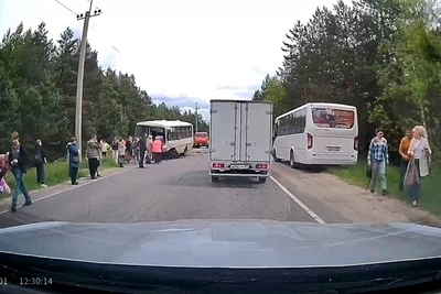 Смертельное ДТП в Нижегородской области: автобус и иномарка столкнулись
