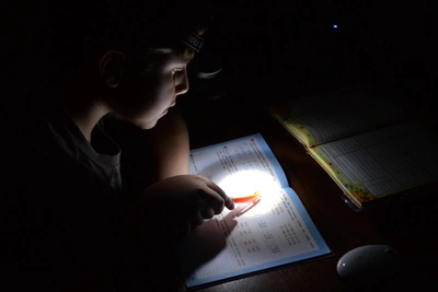 Frost and Power Outages in a Village Near Chelyabinsk