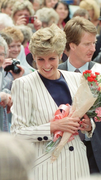 Принцесса Диана в Шеффилде, июль 1991