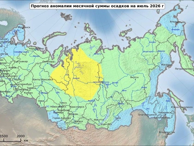 Уровень осадков – в пределах зеленой зоны | Источник: meteoinfo.ru