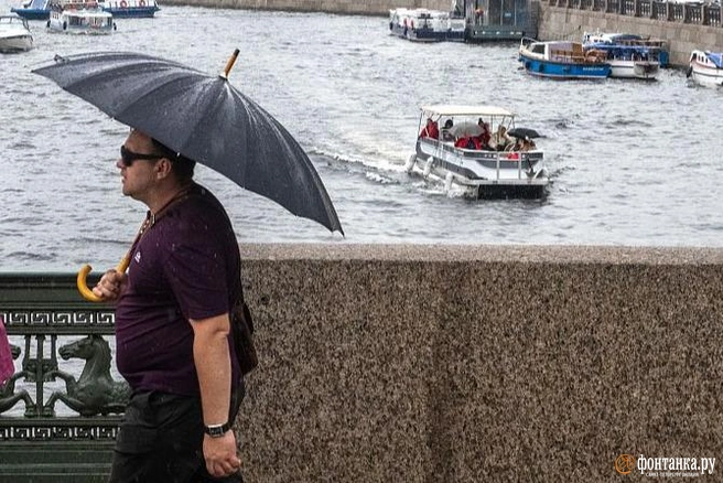 Рекордные осадки выпали на окраинах Петербурга, город намочило слегка | Источник: Павел Каравашкин / «Фонтанка.ру»