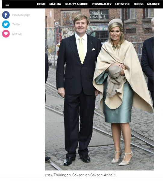 На фото в статье о королевской чете Нидерландов разглядели русский матерный след