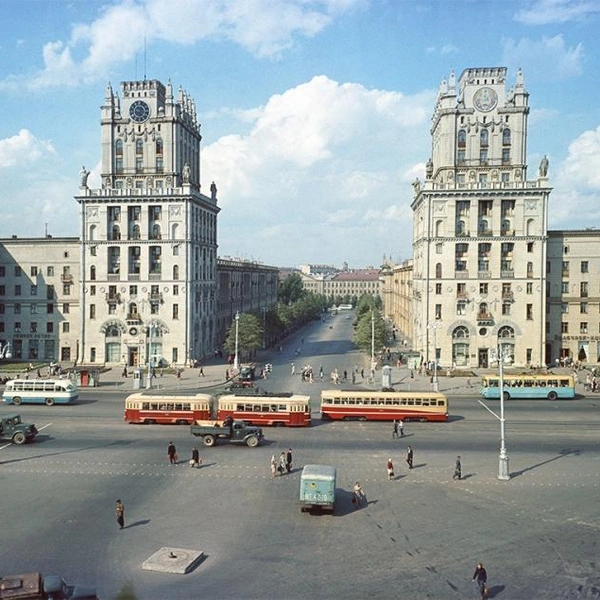 Минск. Привокзальная площадь. 1960-е | Источник: предоставлено организаторами