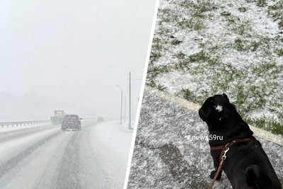 Снегопад в Перми: город засыпало после теплого марта