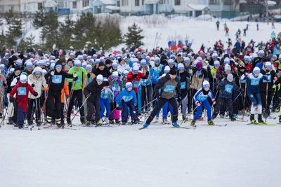 Четыре тысячи калужан вышли на старт «Лыжни России»
