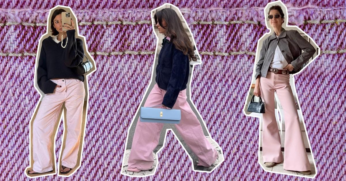 Розовые джинсы&nbsp;&mdash; модная база весны и лета 2026