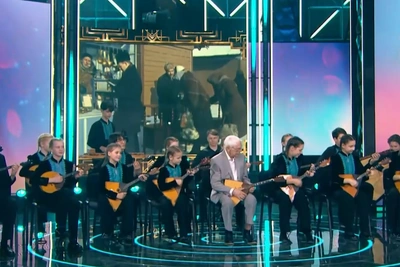 Омский детский оркестр выступил со 100-летним композитором