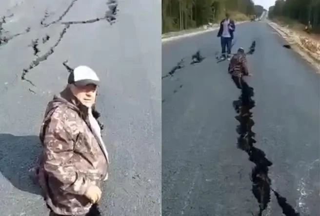 Та самая дорога с плывунами | Источник: скрин видео