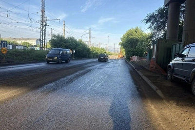 Улицу Семафорную открыли, асфальт пока не уложили