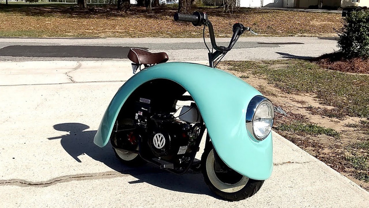 Видео для медитации: как собрать мини-скутер в стиле хиппи-фургона Volkswagen