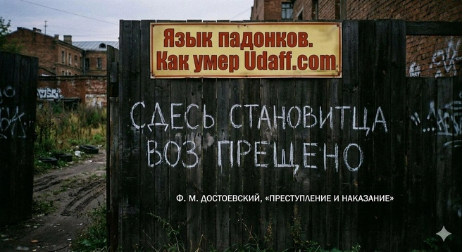 «Аффтар сожжён, выпил йаду и исчо не напишет»: как умер легендарный Udaff.com | Источник: сгенерировано Google Gemini / «Фонтанка.ру»