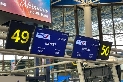 Sochi Airport resumes flights to Phuket