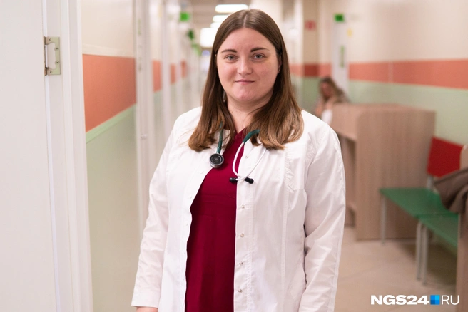 Полина Прокошина вернулась в родной Красноярск, чтобы работать педиатром | Источник: Никита Шайхутдинов / NGS24.RU