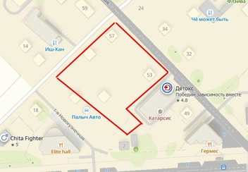 Примерное расположение будущего парка  | Источник: 2gis.ru