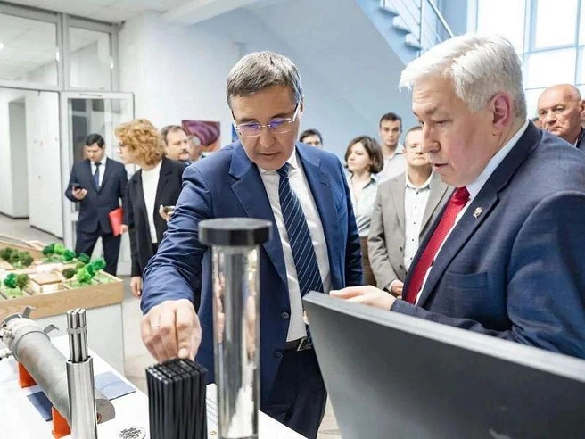 Валерий Фальков приехал в Новосибирск с рабочим визитом 22 сентября | Источник: Минобрнауки РФ