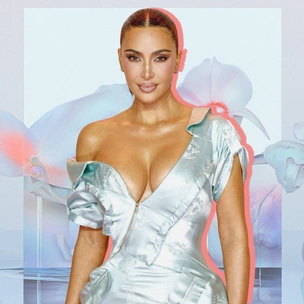 Ким Кардашьян сделала трендовую прическу с необычным пучком в японском стиле