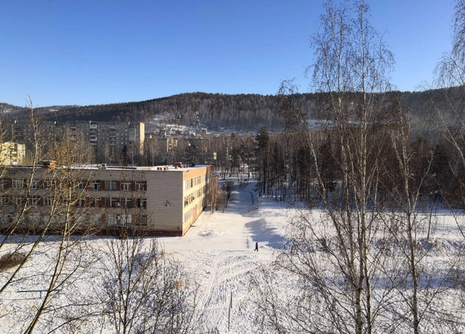 Скандальную запись сделали возле одной из школ Миасса | Источник: 2GIS