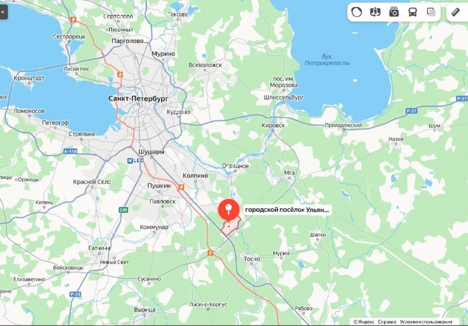 Ульяновск или Ульяновка? Власти не могут понять, кто жаловался Путину, что живет «как в XIX веке» | Источник: Яндекс. Карты