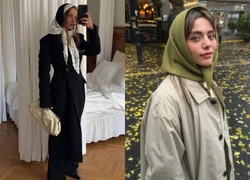 Шерстяная косынка — лучшая альтернатива шапкам (без вреда для прически)