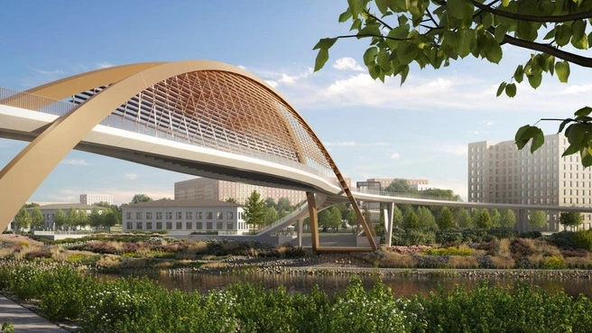 Как мост может выглядеть вблизи? А вот так. Лаконично и весьма симпатично, согласны? | Источник: ГК «Страна»