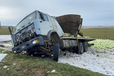 Водитель КАМАЗа разбился из-за превышения скорости