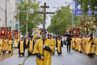 Religious Procession in Chita, Roads Closed