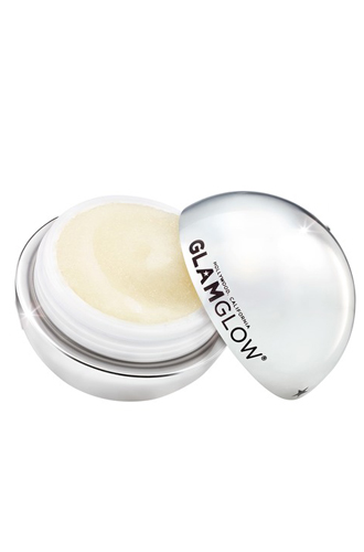 Cкраб для губ, GlamGlow. Отшелушивающее средство обладает антиоксидантными свойствами, имеет в составе карибский тростниковый сахар, фруктовую смель из масел сладкого миндаля, гуавы, черимойи, карамболы, личи и многого другого.