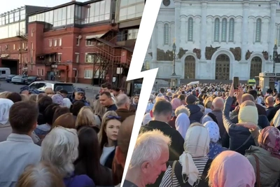 Полиция развернула очередь к мощам Спиридона