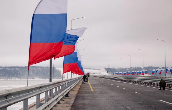 В Башкирии продолжается строительство участка трассы М-12 | Источник: Лина Саитова / 116.RU