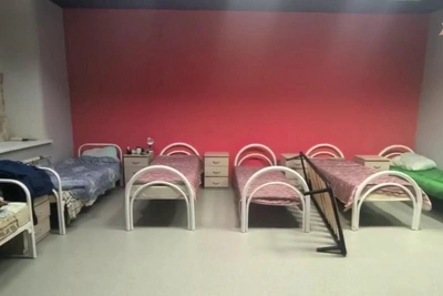 Law enforcement inspects scandal-ridden boarding house 'Paradise Corner'