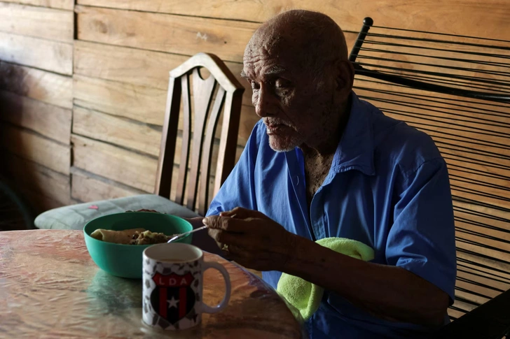 119-летний Хосе Флорес из Коста-Рики претендует на звание старейшего мужчины в мире | Источник: REUTERS/Mayela Lopez