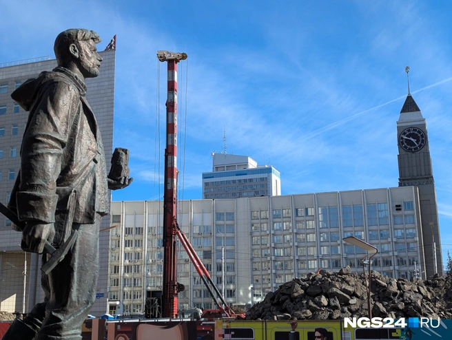 К администрации лучше не приближаться | Источник: Никита Шайхутдинов / NGS24.RU