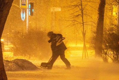Снег и сильный ветер накроют Мурманскую область