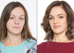 Как правильные стрижка и макияж меняют жизнь: фото до и после