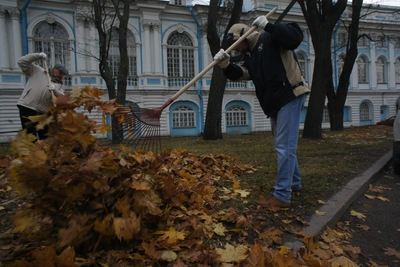 Смольный подвёл итоги осеннего субботника