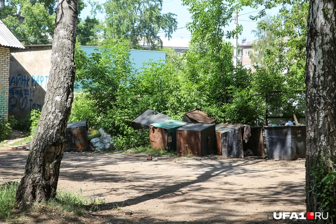 Под боком контейнеры — очень удобно