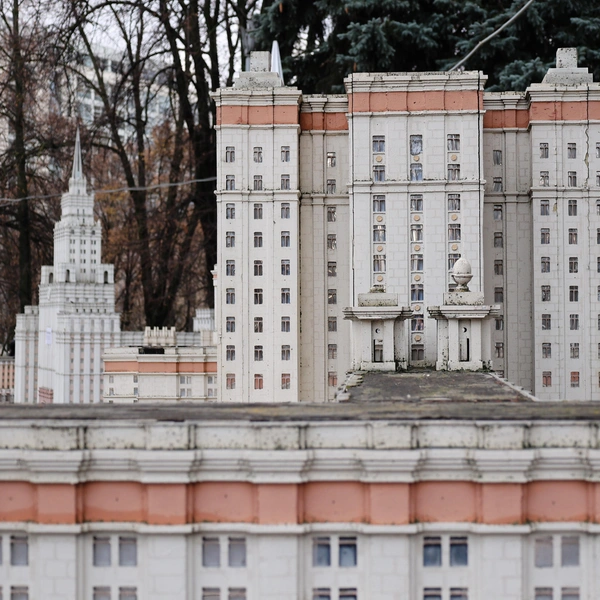 Макет МГУ им. Ломоносова, фрагмент. | Источник: Денис Рылов
