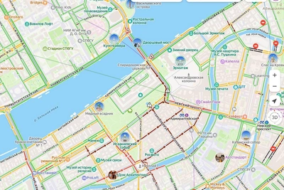 St. Petersburg's Center Clogged with Traffic: Drivers Report Road Closures